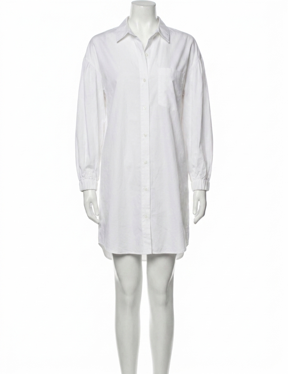NEW RAILS parson shirtdress in white